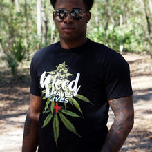 Load image into Gallery viewer, Weed Saves Lives Seven Leaf T-Shirt LG