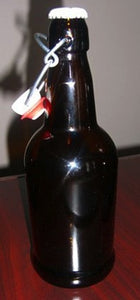 16 OZ AMBER E.Z. CAP BOTTLES