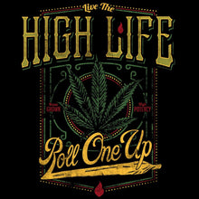 Load image into Gallery viewer, High Life Black Seven Leaf T-Shirt LG