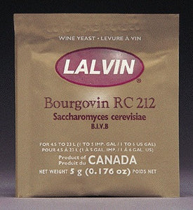 LALVIN BOURGOVIN WINE YEAST RC-212