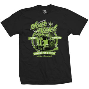 NEW Sour Diesel Strain Seven Leaf T-shirt LG