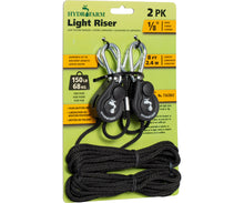 Load image into Gallery viewer, Hydrofarm Light Riser Hanging System w/Push Button Release, 1/8&quot;
