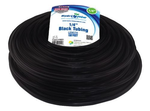 Hydro Flow Vinyl Tubing Black 1/4 in ID - 3/8 in OD BF