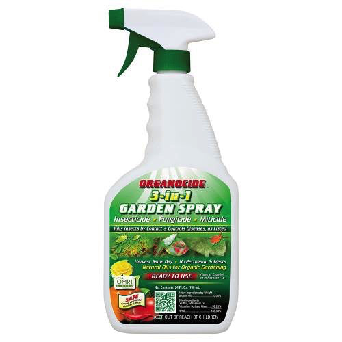 organocide bee safe 3-in-1 garden spray Organocide 3-in-1 Garden Spray RTU 24 oz
