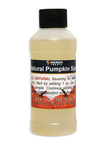 NATURAL PUMPKIN SPICE FLAVORING EXTRACT 4 OZ