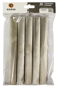 Rosin Industries 25 Micron Stainless Steel Tubes (1=5/Pack)