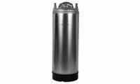 Load image into Gallery viewer, 5 GALLON STAINLESS STEEL BALL LOCK KEG (METAL STRAP HANDLE)