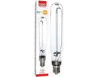 Agrosun Red Sodium High Pressure Sodium (HPS) Lamp, 1000W