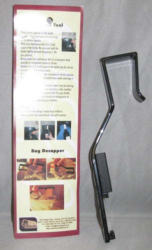 SHRINK TOOL/BAG DECAPPER COMBO