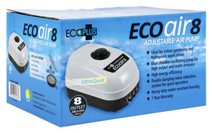 EcoPlus Eco Air 8 Eight Outlet - 13 Watt 380 GPH