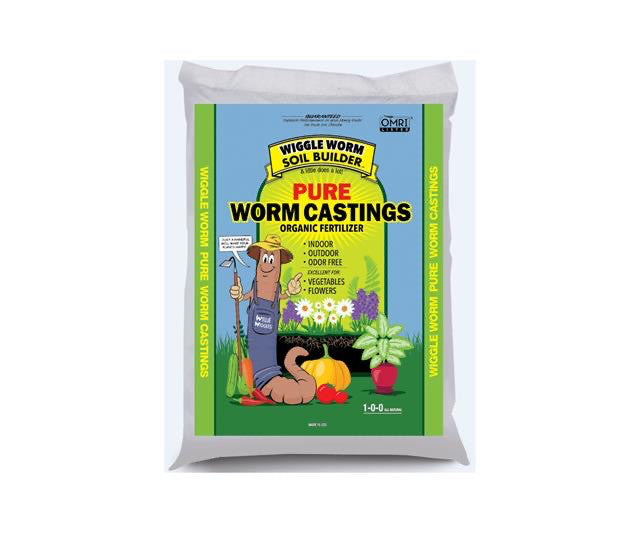 Wiggle Worm Soil Builder PURE Worm Castings 15 lbs