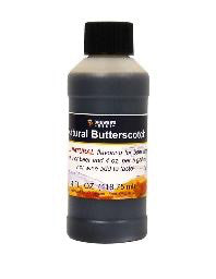NATURAL BUTTERSCOTCH FLAVORING EXTRACT 4 OZ