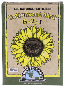 Down To Earth Cottonseed Meal - 5 lb