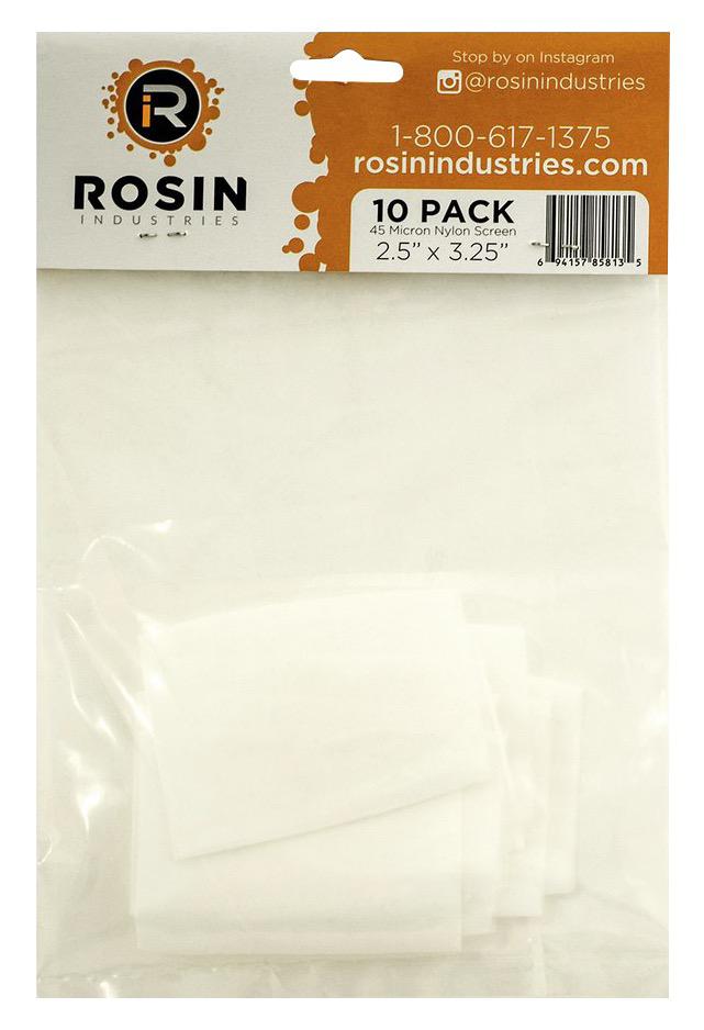 Rosin Industries 45 Micron Thickness Rosin Bag (1=10/Pack)