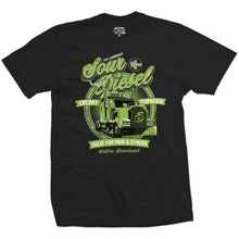 Load image into Gallery viewer, NEW Sour Diesel Strain Seven Leaf T-shirt LG