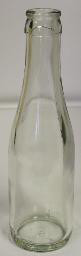 187 ML clear champagne bottle