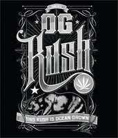 OG Kush Strain Seven Leaf T-Shirt LG