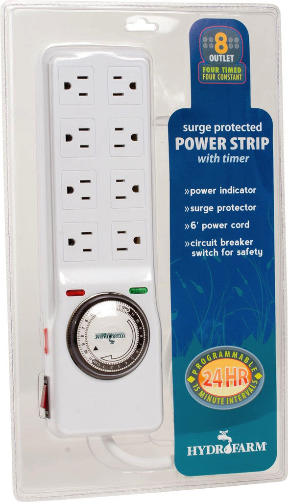 Autopilot Surge Protector / Power Strip with 8 outlets & timer