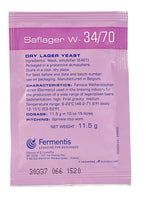 SAFELAGER W-34/70 DRY LAGER YEAST 11.5 G