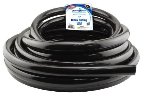 Hydro Flow Vinyl Tubing Black 1 in ID - 1.25 in OD bf