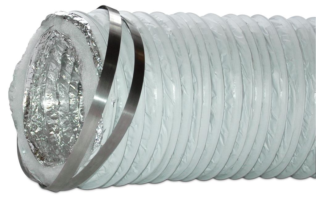 4 X 15 Ft Muffler Duct For Can-Filter Max-Duct – 4 Inch Diameter, 15 Feet Long