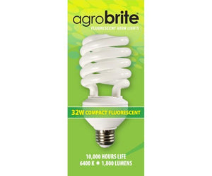 Agrobrite Compact Fluorescent Lamp, 32W (160W equivalent), 6400K