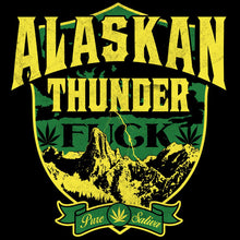 Load image into Gallery viewer, Alaskan Thunder Fuck Strain Seven Leaf T-Shirt MED