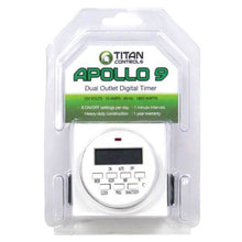 Load image into Gallery viewer, Titan Controls Apollo 9 - Two Outlet Digital Timer
