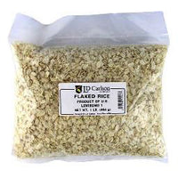 FLAKED RICE 1 LB. BAG OF GRAIN