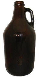 AMBER 1/2 GALLON GLASS JUG SINGLE