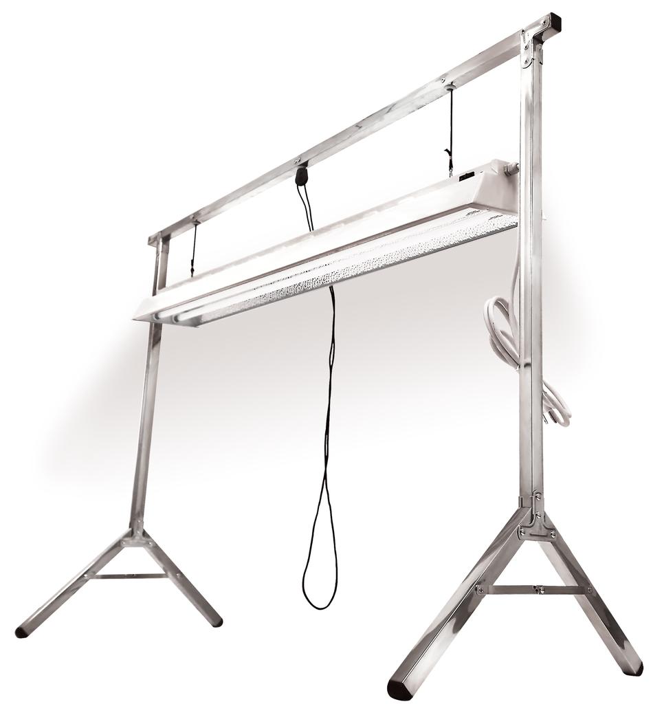4 foot fluorescent grow light bulbs Super Sprouter 4 ft Propagation Stand w/ 4ft 2 lamp T5 120 Volt Fluorescent Fixture