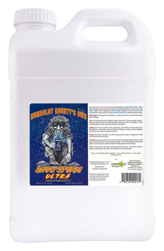 Emerald Triangle Snow Storm Ultra 2.5 Gallon