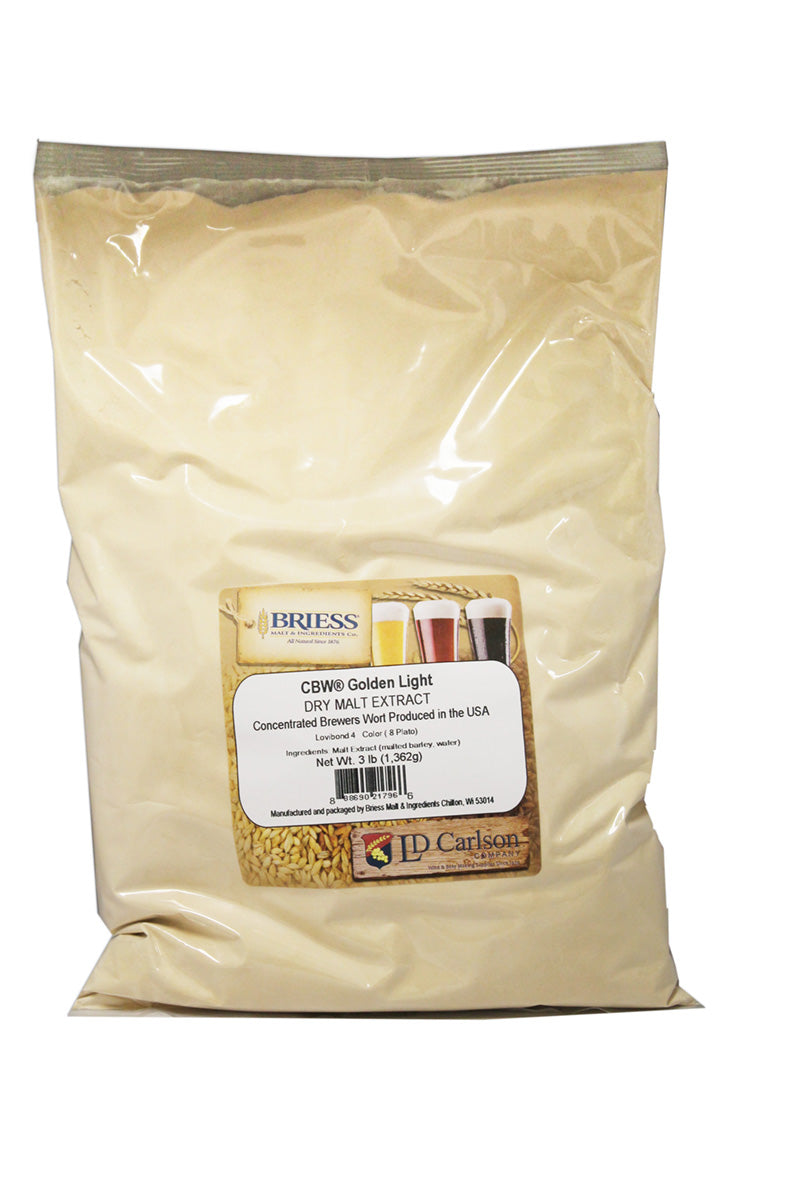 BRIESS CBW GOLDEN LIGHT DRY MALT EXTRACT 3 LB