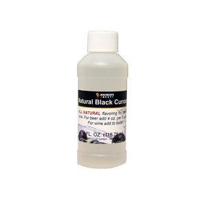 NATURAL BLACK CURRANT FLAVORING EXTRACT 4 OZ