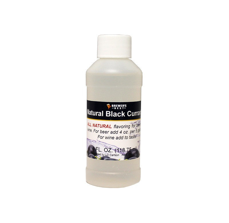 NATURAL BLACK CURRANT FLAVORING EXTRACT 4 OZ