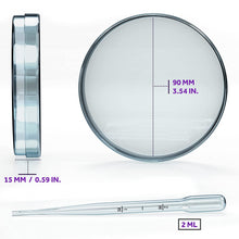 Load image into Gallery viewer, MyMed Pack of 10 Sterile Petri Dishes with Lids (90 x 15 mm)