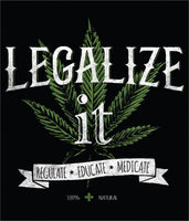 Legalize It Seven Leaf T-Shirt LG