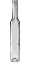 375 ML CLEAR BELLISSIMA BOTTLES CORK FINISH (12/CASE)