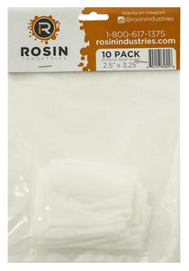 Rosin Industries 25 Micron Thickness Rosin Bag (1=10/Pack)