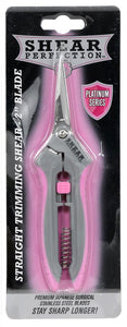 Shear Perfection Pink Platinum Stainless Trimming Shear - 2 in Straight Blades