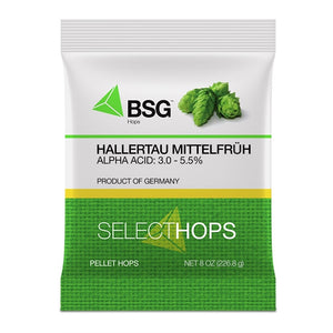 Hallertau Mittelfruh (GR) Hop Pellets 8 oz