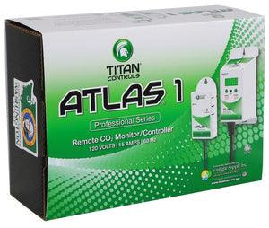Titan Controls Atlas 1 CO2 Monitor / Controller w/ Remote Sensor