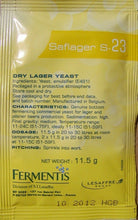 Load image into Gallery viewer, SAFLAGER S-23 DRY LAGER YEAST 11.5 GRAMS
