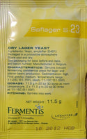 SAFLAGER S-23 DRY LAGER YEAST 11.5 GRAMS